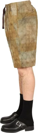Needles Drawstring Bermuda Shorts - Green