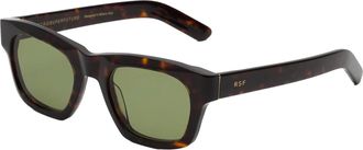 Retro Superfuture Unisex Sunglasses Sintesi 3627 Acetate Brown