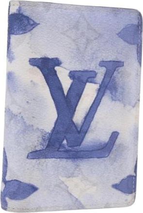 Louis Vuitton Pre-owned Card Case - Dames - Vintage Accessoires - Blauw - ONE Size - Vintage
