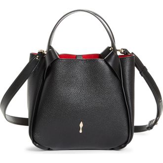 Christian Louboutin Mini Bettina Leather Tote in Bk01 Black at Nordstrom