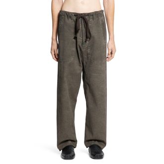 Uma Wang Overdyed Denim Drawstring Pants