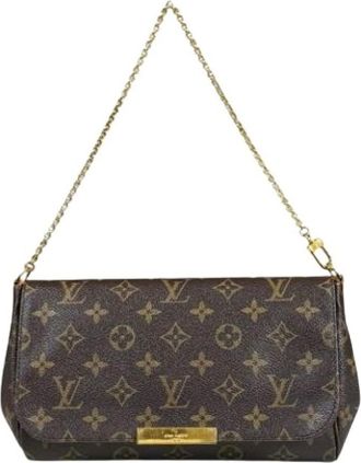 Louis Vuitton Pre-owned Shoulder Bags, female, Brown, Size: ONE SIZE Pre-owned Canvas Shoulder Bag
