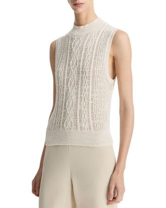 Vince Cable Double Layer Wool-Blend Shell