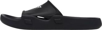 Emporio Armani Contour PVC Slippers met Eagle - Heren - Sandalen - Zwart - 40 EU - Schoenen