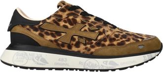 Premiata Luipaard Su&egrave;de Sneakers - Dames - Sneakers - Bruin - 39 EU - Su&egrave;de - Schoenen