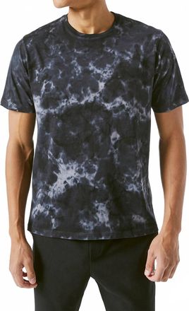 Frame Denim Tie Dye T-Shirt In Noir Multi