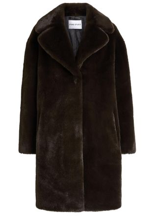 Stand Studio Camille Cocoon Leopard-print Faux fur Coat - Brown - 34 (UK6 / XS)