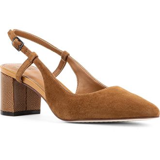 Donald J Pliner Slingback Pump in Saddle at Nordstrom Rack, Size 10