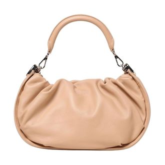 Roger Vivier Tassen, Dames, Beige, ONE Size, Leer, Petit Cabas Handtas van Zacht Leer
