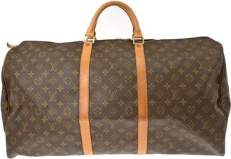 Louis Vuitton Pre-owned Weekend Bags, female, Brown, Size: ONE SIZE Pre-owned Keepall Duffle Bag