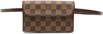 Louis Vuitton Pre-owned Pochette Florentine - Dames - Vintage Heuptassen - Bruin - ONE Size - Vintage
