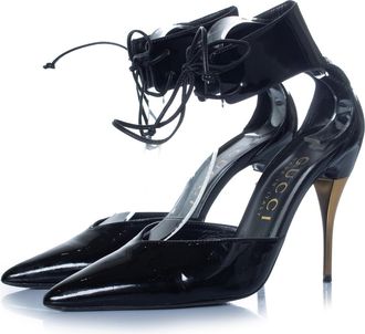 Gucci Gucci Miranda pumps van lakleer, 90 mm