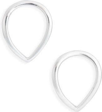 Karine Sultan Minimalist Stud Earrings in Silver at Nordstrom Rack