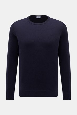 Braun Hamburg Men - Cashmere crew neck jumper navy