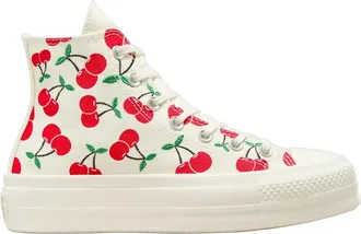 Converse Chuck Taylor All Star Lift Sneakers in Cherry/Egret Women High-Top