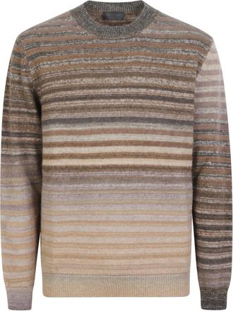 Dondup Jersey de punto con cuello redondo - Knitwear - Hombre - Gris - L