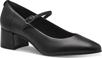 Tamaris Schoenen, Dames, Zwart, 41 EU, Leer, Mary Jane Pumps