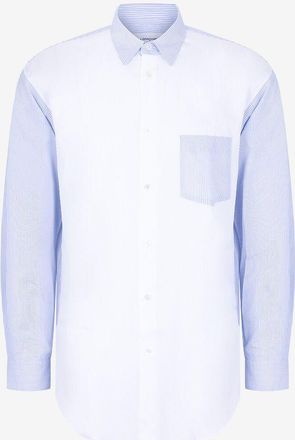 Comme Des Gar&ccedil;ons Lang&auml;rmeliges Hemd aus Baumwolle