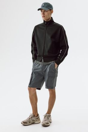 H&M Regular Fit Cargo Shorts in Dark Gray at Nordstrom, Size X-Large