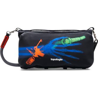 Pleasures x Topologie Medium Sacoche in Black at Nordstrom