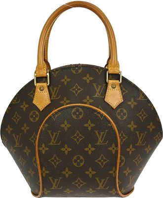 Louis Vuitton Ellipse Bag Monogram Canvas Brown Canvas Handbag (Pre-Owned)