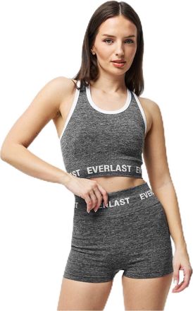 Everlast Womens Sleeveess Brand Low Impact Sports Bra Navy M