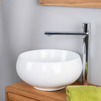 Wanda Collection Wanda Collection - Peque&ntilde;o Lavabo De Cer&aacute;mica Redondo Opium 31cm