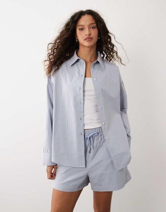 Sweaty Betty Summer - Pantaloncini a righe blu e bianchi multicolore