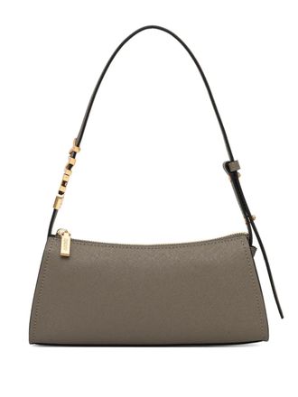 DKNY logo zip tote bag - Brown