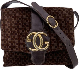 Gucci Gucci Vintage Su&egrave;de Schoudertas