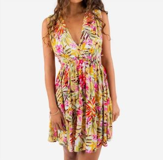 Rip Curl Copacabana Cover Up Dress In Multicolor