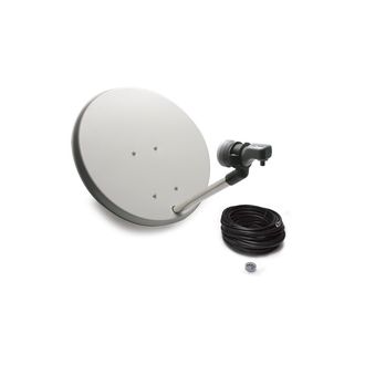 Metronic 528100 Antena De Sat&eacute;lite 10,7 - 12,75 Ghz Negro, Blanco