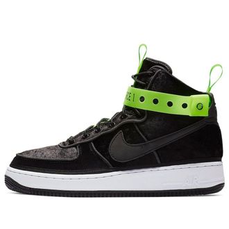 Nike x Magic Stick Air Force 1 High Black Velour 573967-003