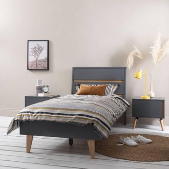 N&ouml;a & Nani Otto Single Bed Frame in Grey