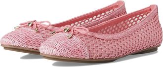 Anne Klein Luci-M Womens Flat Shoes Pink Raffia : 9.5 M, Mesh/Rubber