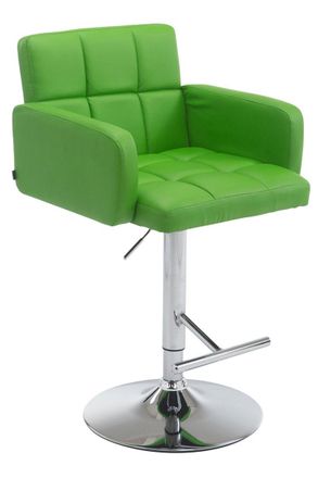 Clp Sgabello Los Angeles In Similpelle Verde Cromo