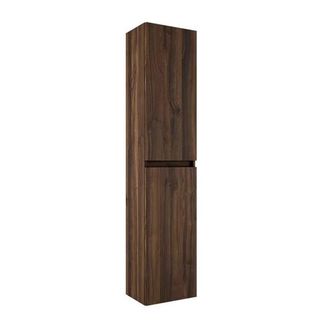 Adema Chaci Hoge Kast - 140x35x27cm - 2 deuren - noten