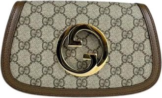 Gucci Pre-owned Belt Bags, female, Brown, Size: ONE SIZE Pre-owned Canvas Belt Bag
