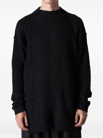 The Viridi-Anne distressed sweater - men - Fabric - 5 - Black