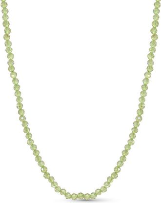 Jewelmak 14K Peridot Necklace