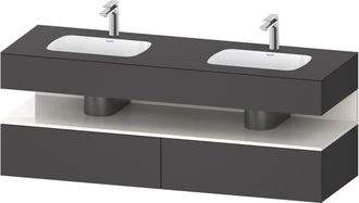 Duravit Qatego Lavabo Encastrado Con Base De Lavabo Consola, - Duravit