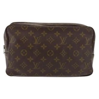 Louis Vuitton Pre-owned Clutches, unisex, Brown, Size: ONE SIZE Pre-owned Trousse toilette