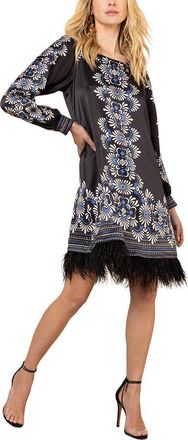 Hale Bob Long Sleeve Loretta Mini Dress
