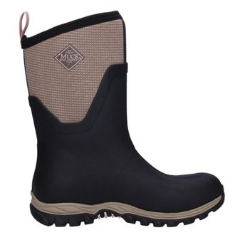 The Original Muck Boot Company Arctic Sport II Mid Synthetic Textile Womens Wellingtons Boots - Black Tweed - Size:UK 5