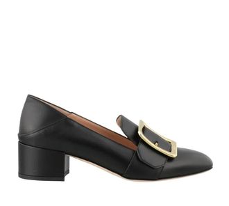 Bally Ladies Janelle Black Calf Leather Pumps