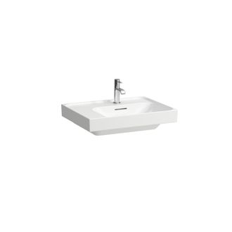 Laufen Lavabo Laufen Meda, Empotrable, Repisa A La Izquierda, 600x460mm