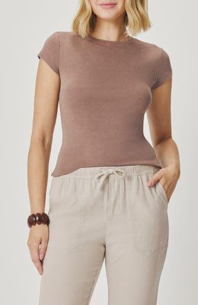 Splendid Josie Stretch Jersey T-Shirt in Wicker Brown at Nordstrom, Size Medium