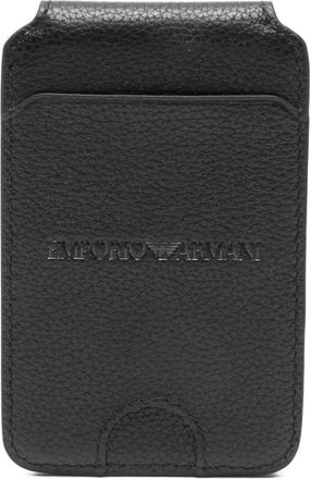 Emporio Armani Portacarte in pelle - Nero