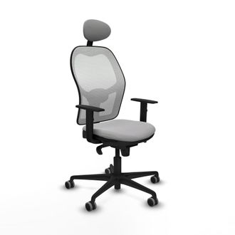 Piqueras y Crespo Silla De Oficina Con Cabecero Jorquera Piqueras Y Crespo 1d036g1 Gris Claro
