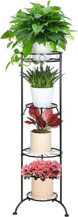 OEM Soporte Para Plantas De Interior, Taburete Para Plantas De 4 Niveles, Soporte De Esquina De Metal Para Plantas, Soporte Sencillo Para Macetas Para Jar